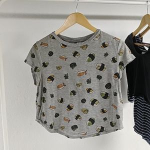 Sushi Oversized Crop Top